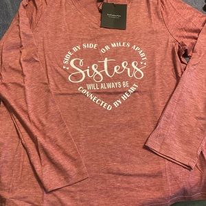 Long sleeve t-shirt —New—-Med (runs big)